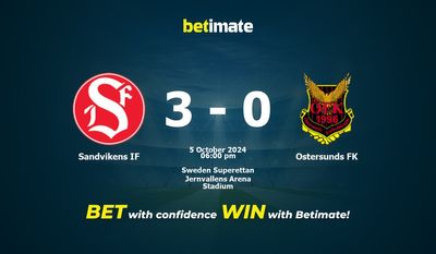 Dự đoán, Tỷ lệ cược & Mẹo cá cược Sandvikens IF vs Ostersunds FK 10/05/2024