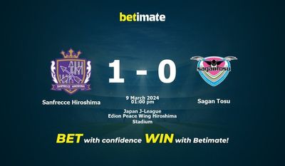 Soi kèo Sanfrecce Hiroshima vs Sagan Tosu, tỷ lệ và tip cá cược 09/03/2024