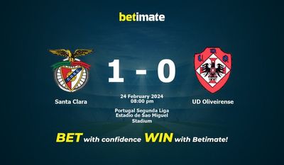 Soi kèo Santa Clara vs UD Oliveirense, Tỷ lệ & Mẹo cá cược 24/02/2024