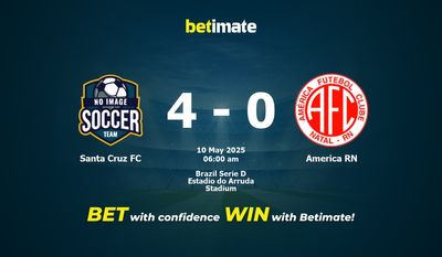 Dự đoán, tỷ lệ cược và mẹo cá cược Santa Cruz FC vs America RN 05/09/2025