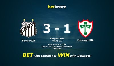 Soi kèo dự đoán Santos U20 vs Flamengo U20 ngày 04/08/2023