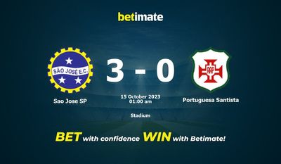 Dự đoán Sao Jose SP vs Portuguesa Santista, Tỷ lệ & Mẹo cá cược 14/10/2023