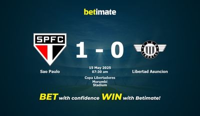 Dự đoán Sao Paulo vs Libertad Asuncion, Tỷ lệ & Mẹo cá cược 15/05/2025