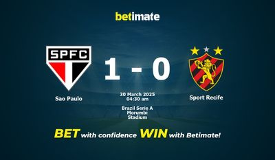 Dự đoán Sao Paulo vs Sport Recife, Tỷ lệ cược & Mẹo cá cược 29/03/2025