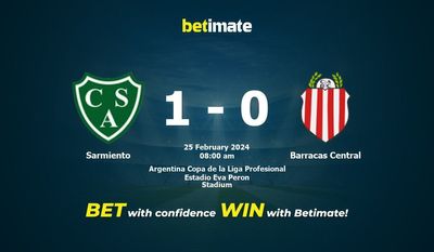 Dự đoán Sarmiento vs Barracas Central, tỷ lệ và tip cá cược 24/02/2024