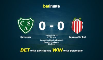 Dự đoán Sarmiento vs Barracas Central, Tỷ lệ cược & Mẹo cá cược 03/09/2025