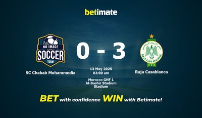 Soi kèo SC Chabab Mohammedia vs Raja Casablanca, tỷ lệ và tip cá cược 12/05/2025