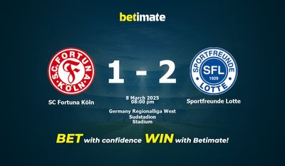 Soi kèo SC Fortuna Köln vs Sportfreunde Lotte, tỷ lệ cá cược 08/03/2025