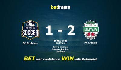 Dự đoán SC Grobinas vs FK Liepaja, Tỷ lệ cược & Mẹo cá cược 05/10/2025