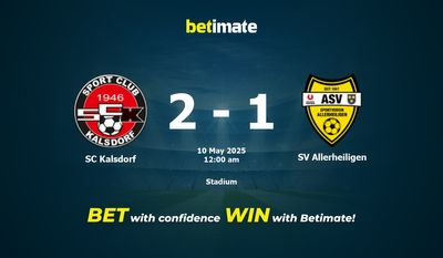 Dự đoán SC Kalsdorf vs SV Allerheiligen, Tỷ lệ cược & Mẹo cá cược 05/09/2025