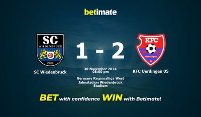 Dự đoán SC Wiedenbruck vs KFC Uerdingen 05, Tỷ lệ & Mẹo cá cược 30/11/2024