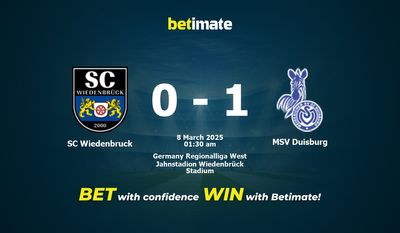 Dự đoán SC Wiedenbruck vs MSV Duisburg, Tỷ lệ cược & Mẹo cá cược 03/07/2025