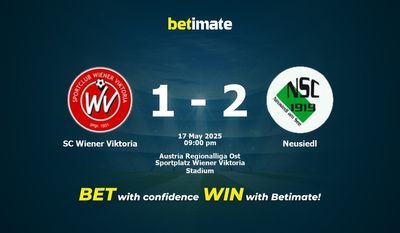 Soi kèo SC Wiener Viktoria vs Neusiedl, Tỷ lệ & Mẹo cá cược 17/05/2025