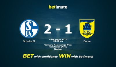 Dự đoán Schalke II vs Duren, Tỷ lệ & Mẹo cá cược 09/12/2023