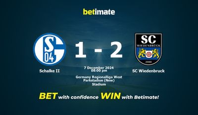 Dự đoán Schalke II vs SC Wiedenbruck, Tỷ lệ cược & Mẹo cá cược 12/07/2024