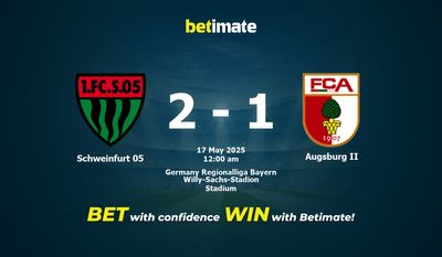 Dự đoán Schweinfurt 05 vs Augsburg II, Tỷ lệ cược & Mẹo cá cược 16/05/2025