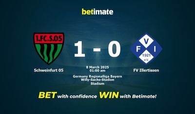 Soi kèo Schweinfurt 05 vs FV Illertissen, Tỷ lệ & Mẹo cá cược 07/03/2025