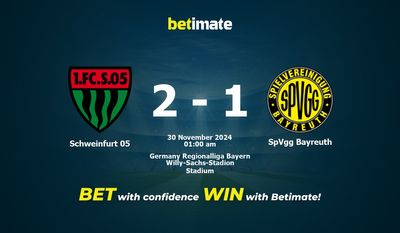 Dự đoán Schweinfurt 05 vs SpVgg Bayreuth, Tỷ lệ & Mẹo cá cược 29/11/2024