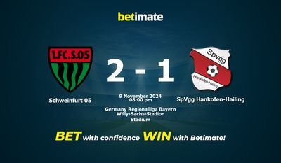 Schweinfurt 05 vs SpVgg Hankofen-Dự đoán, tỷ lệ và mẹo cá cược 09/11/2024