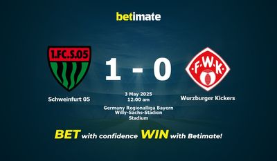 Soi kèo Schweinfurt 05 vs Wurzburger Kickers, Tỷ lệ & Mẹo cá cược 02/05/2025