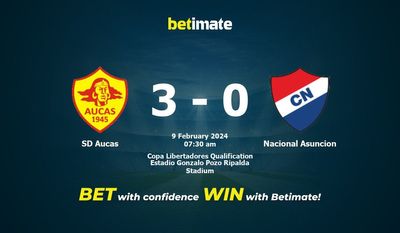 Dự đoán SD Aucas vs Nacional Asuncion, Tỷ lệ & Mẹo cá cược 09/02/2024
