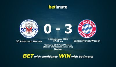 Soi kèo SG Andernach Nữ vs Bayern Munich Nữ 09/10/2023