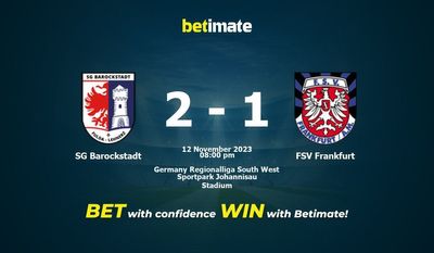 Soi kèo SG Barockstadt vs FSV Frankfurt, Tỷ lệ & Mẹo cá cược 12/11/2023