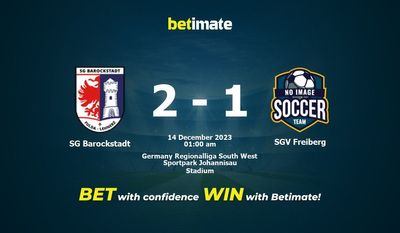 Soi kèo SG Barockstadt vs SGV Freiberg, Tỷ lệ & Mẹo cá cược 13/12/2023