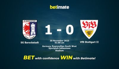 Soi kèo SG Barockstadt vs VfB Stuttgart II, tỷ lệ và tip cá cược 29/11/2023