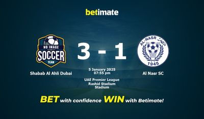 Dự đoán Shabab Al Ahli Dubai vs Al Nasr SC, Tỷ lệ cược & Mẹo cá cược 01/05/2025