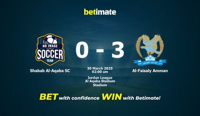Dự đoán Shabab Al-Aqaba SC vs Al-Faisaly Amman, Tỷ lệ cược & Mẹo cá cược 29/03/2025