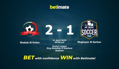Soi kèo Shabab Al Ordon vs Moghayer Al Sarhan, Tỷ lệ & Mẹo cá cược 11/04/2025