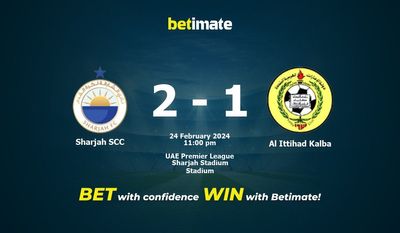 Dự đoán Sharjah SCC vs Al Ittihad Kalba, tỷ lệ và mẹo cá cược 24/02/2024
