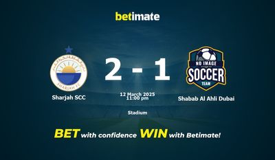Dự đoán Sharjah SCC vs Shabab Al Ahli Dubai, Tỷ lệ cược & Mẹo cá cược 03/12/2025