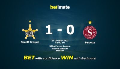 Dự đoán Sheriff Tiraspol vs Servette, Tỷ lệ & Mẹo cá cược 26/10/2023