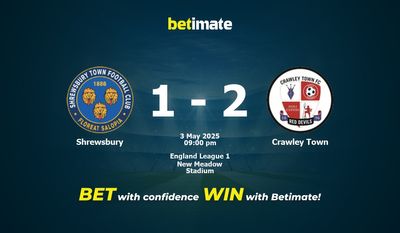 Dự đoán Shrewsbury vs Crawley Town, Tỷ lệ cược & Mẹo cá cược 05/03/2025