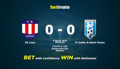 Dự đoán, Tỷ lệ cược & Mẹo cá cược SK Lisen vs FC Sellier & Bellot Vlasim 03/08/2025