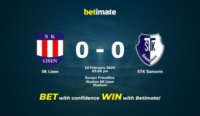 Soi kèo SK Lisen vs STK Samorin, tỷ lệ & tip cá cược 10/02/2024