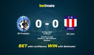 Soi kèo SK Prostejov vs SK Lisen, Tỷ lệ & Mẹo cá cược 11/05/2025