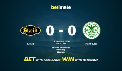 Soi kèo Skeid vs Ham-Kam, Tỷ lệ & Mẹo cá cược 25/01/2024