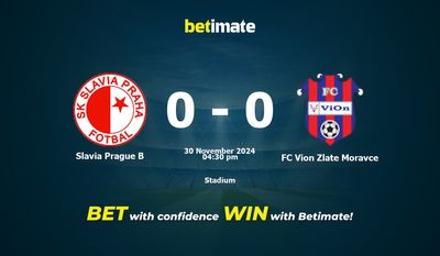 Dự đoán Slavia Praha B vs FC Vion Zlate Moravce, Tỷ lệ & Mẹo cá cược 30/11/2024