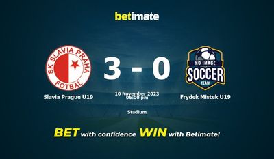 Dự đoán Slavia Praha U19 vs Frydek Mistek U19, tỷ lệ và tip cá cược 10/11/2023