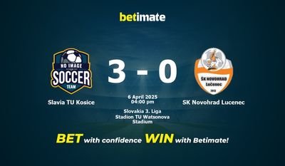 Soi kèo Slavia TU Kosice vs SK Novohrad Lucenec, tỷ lệ và tip cá cược 06/04/2025