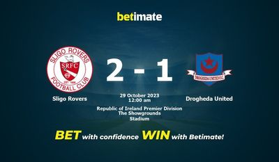 Soi kèo Sligo Rovers vs Drogheda United, Tỷ lệ & Mẹo cá cược 28/10/2023