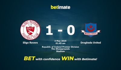 Dự đoán Sligo Rovers vs Drogheda United, Tỷ lệ cược & Mẹo cá cược 05/02/2025
