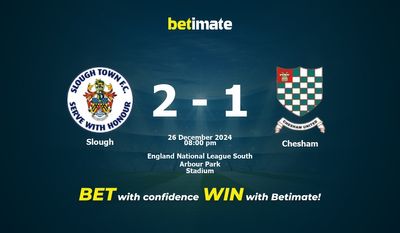 Dự đoán Slough vs Chesham, Tỷ lệ cược & Mẹo cá cược 26/12/2024