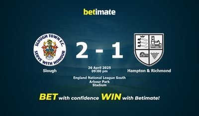 Dự đoán Slough vs Hampton & Richmond, Tỷ lệ cược & Mẹo cá cược 26/04/2025