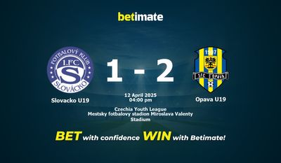 Soi kèo Slovacko U19 vs Opava U19, tỷ lệ và tip cá cược 12/04/2025