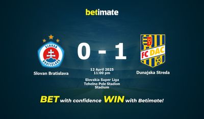Soi kèo Slovan Bratislava vs Dunajska Streda, tỷ lệ và tip cá cược 12/04/2025