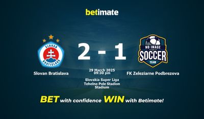 Soi kèo Slovan Bratislava vs FK Zeleziarne Podbrezova, tỷ lệ và tip cá cược 29/03/2025